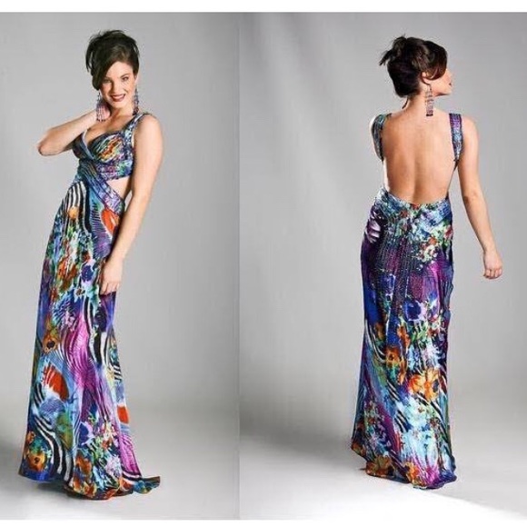 Exotic Backless Dress